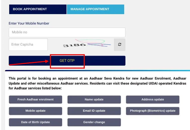 How to book an appointment at home for making and updating Aadhaar card?