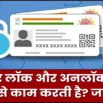 आधार लॉक और अनलॉक सेवा कैसे काम करती है? Aadhaar Lock and Unlock Service