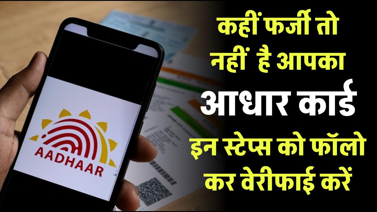 Aadhaar Card Duplication: कहीं फर्जी तो नहीं है आपका आधार कार्ड, इन स्टेप्स को फॉलो कर ऑनलाइन लगाए पता