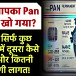 Pan Card खो गया? जानें, सिर्फ कुछ क्लिक में दूसरा कैसे पाएं और कितनी आएगी लागत!