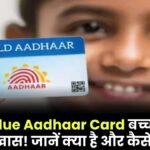 Blue Aadhaar Card: बच्चों के लिए खास! जानें क्या है और कैसे बनवाएं मिनटों में
