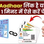 Pan-Aadhaar लिंक है या नहीं? बस 1 मिनट में ऐसे करें ऑनलाइन या SMS से चेक!