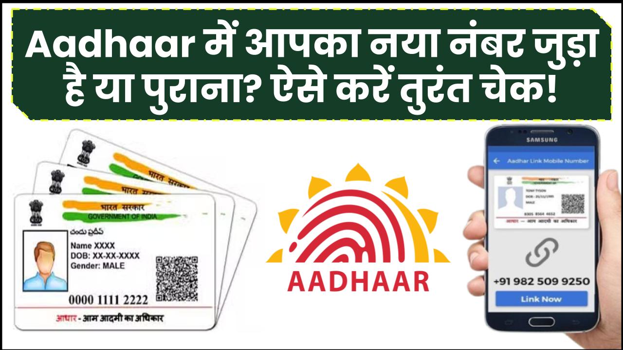 Aadhaar में आपका नया नंबर जुड़ा या पुराना ही चल रहा है? ऐसे करें तुरंत चेक!