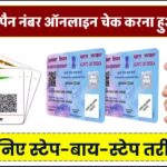 आधार या पैन नंबर ऑनलाइन चेक करना अब हुआ आसान! – जानिए स्टेप-बाय-स्टेप तरीका