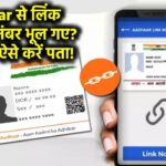 Aadhar से लिंक मोबाइल नंबर भूल गए? बस एक मिनट में ऐसे करें पता!