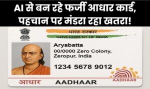 AI से बने फर्जी आधार कार्ड! आपकी पहचान खतरे में, एक्सपर्ट्स की बड़ी चेतावनी