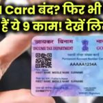 PAN Card बंद होने के बाद भी चल रहे हैं ये 9 काम! आप भी चौंक जाएंगे लिस्ट देखकर