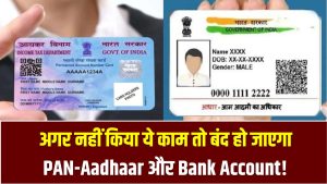 Aadhaar Alert! अगर नहीं किया ये काम तो बंद हो जाएगा PAN-Aadhaar और Bank Account! UIDAI की नई चेतावनी
